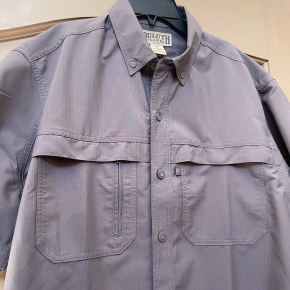 Duluth Trading Short Sleeve Button Down Shirt - Picture 6 of 7